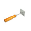 Cleaning shovel of excluder